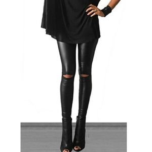 WHEN’S THE NEXT SHOW? Vegan Split Knee Leggings